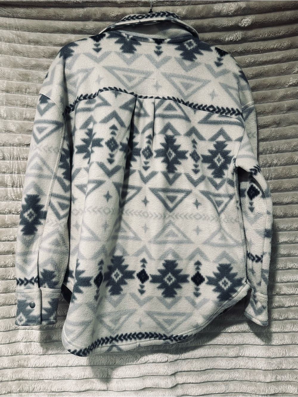 Fleece Aztec Teddy Jacket - Picture 3 of 4